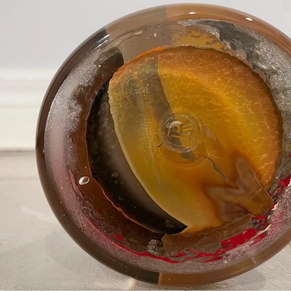 Baijan Handblown Vintage Very unique tulip vase. - Picture 4 of 6